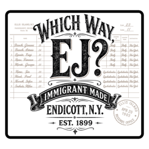 WHICH WAY, EJ? - STICKER